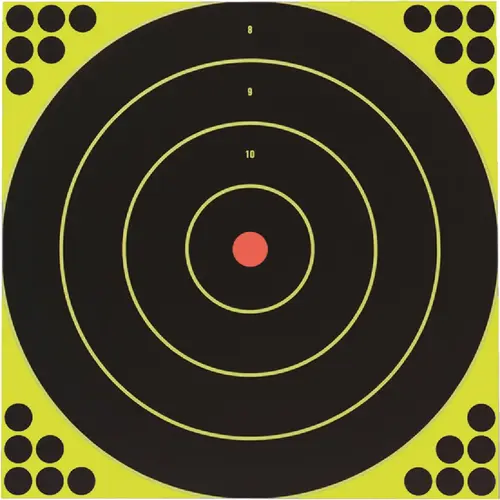 Shoot-N-C 12 In. Sighting Adhesive Paper Bulls-Eye Target Shoot-N-C 12 In. Sighting Adhesive Paper Bulls-Eye Target