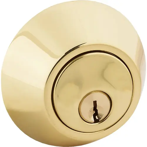 Polished Brass Double Cylinder Deadbolt Polished Brass Double Cylinder Deadbolt