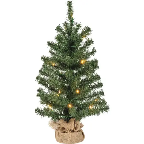 24 In. Imperial 20-Bulb Warm White LED Mini Prelit Artificial Christmas Tree 24 In. Imperial 20-Bulb Warm White LED Mini Prelit Artificial Christmas Tree