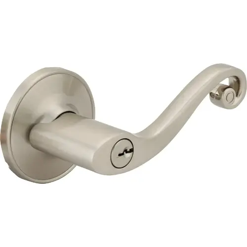Brushed Nickel Scroll Entry Door Lever Brushed Nickel Scroll Entry Door Lever