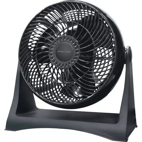 8 In. 3-Speed High Velocity Turbo Fan Black 8 In. 3-Speed High Velocity Turbo Fan Black
