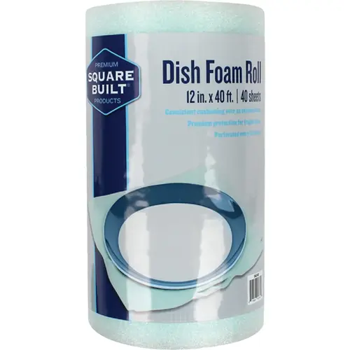 12 In. x 40 Ft. Dish Foam Wrap (40 Sheets) 12 In. x 40 Ft. Dish Foam Wrap (40 Sheets)