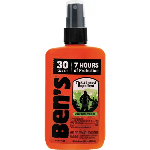 30% Deet 3.4 Oz. Insect Repellent Pump Spray 30% Deet 3.4 Oz. Insect Repellent Pump Spray