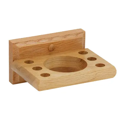 Sierra Medium Oak Toothbrush Holder Sierra Medium Oak Toothbrush Holder