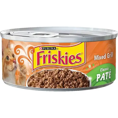 Friskies 5.5 Oz. Mixed Grill Flavor All Ages Wet Cat Food - pack of 24 Friskies 5.5 Oz. Mixed Grill Flavor All Ages Wet Cat Food - pack of 24