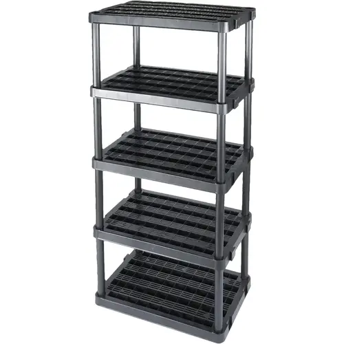 5 Shelf Extra Large Heavy Duty Black Ventilated Unit 5 Shelf Extra Large Heavy Duty Black Ventilated Unit