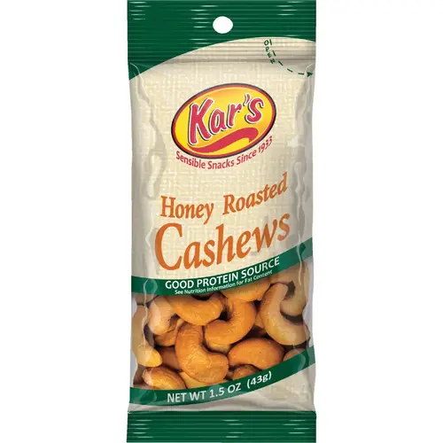 1.5 Oz. Honey Cashew Nuts 1.5 Oz. Honey Cashew Nuts