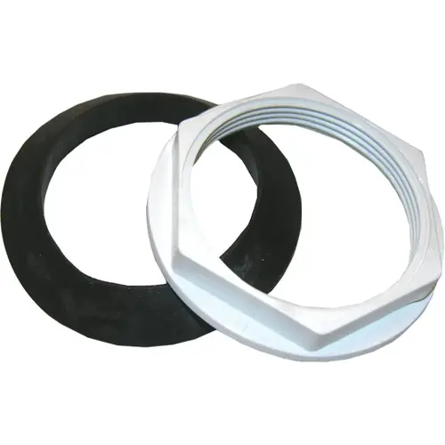 2 In. Flush Valve Nut with Washer 2 In. Flush Valve Nut with Washer