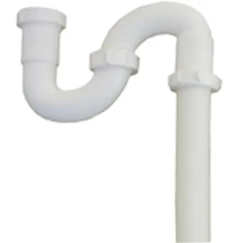 1-1/4 In. OD White Plastic S-Trap 1-1/4 In. OD White Plastic S-Trap