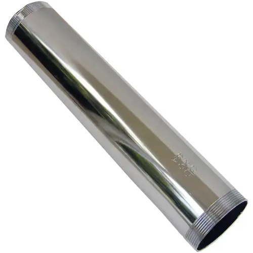 1-1/4 In. x 12 In. Chrome Plated Threaded Tube 1-1/4 In. x 12 In. Chrome Plated Threaded Tube