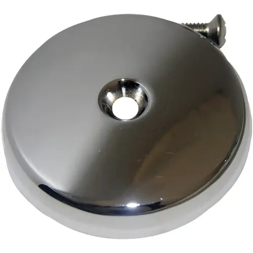 One-Hole Chrome Bath Drain Face Plate One-Hole Chrome Bath Drain Face Plate