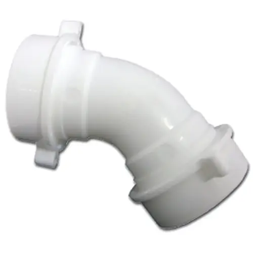 1-1/2 In. White Plastic Elbow 1-1/2 In. White Plastic Elbow
