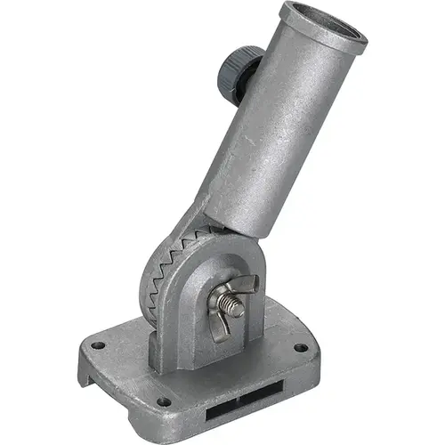 13-Position 1 In. Aluminum Flag Pole Bracket Metallic 13-Position 1 In. Aluminum Flag Pole Bracket Metallic