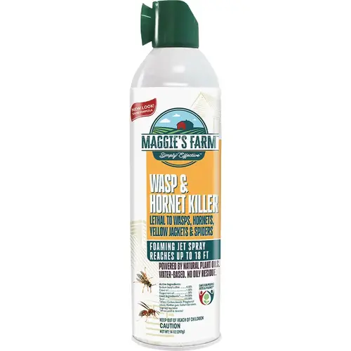 14 Oz. Foaming Aerosol Spray Wasp & Hornet Killer 14 Oz. Foaming Aerosol Spray Wasp & Hornet Killer