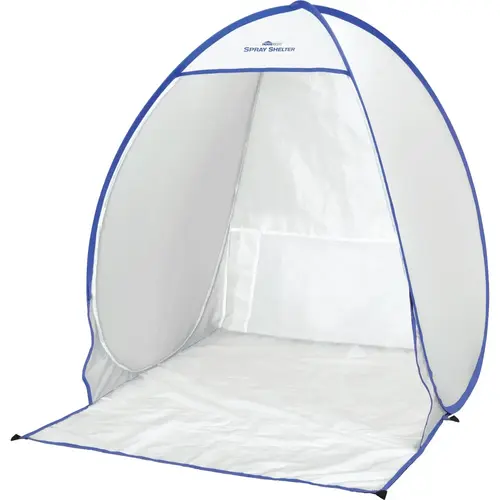 35 In. W x 39 In. H x 30 In. D Small Portable Spray Shelter White 35 In. W x 39 In. H x 30 In. D Small Portable Spray Shelter White