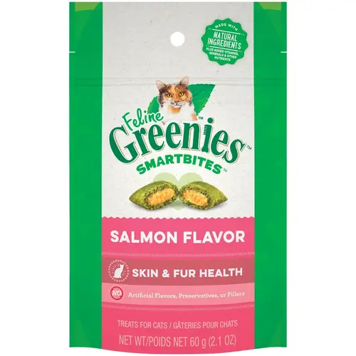 SmartBites Salmon 2.1 Oz. Skin & Fur Health Cat Treats SmartBites Salmon 2.1 Oz. Skin & Fur Health Cat Treats
