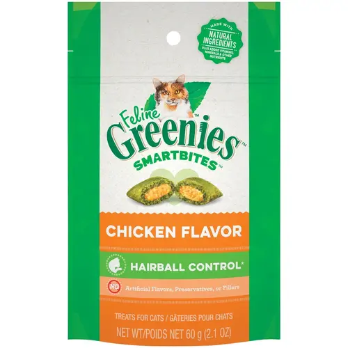 SmartBites Chicken 2.1 Oz. Hairball Control Cat Treats SmartBites Chicken 2.1 Oz. Hairball Control Cat Treats