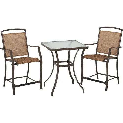 3-Piece Balcony Bistro Set 3-Piece Balcony Bistro Set