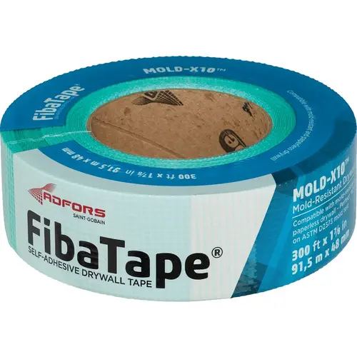 Mold-X10 1-7/8 In. X 300 Ft. Mold & Mildew-Resistant Joint Drywall Tape Green Mold-X10 1-7/8 In. X 300 Ft. Mold & Mildew-Resistant Joint Drywall Tape Green