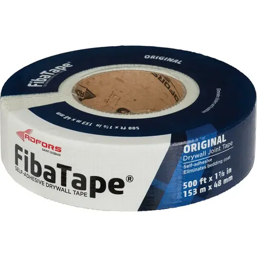 1-7/8 In. x 500 Ft. White Self-Adhesive Joint Drywall Tape 1-7/8 In. x 500 Ft. White Self-Adhesive Joint Drywall Tape