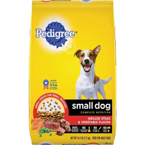 Small Dog Complete Nutrition 15.9 Lb. Grilled Steak & Vegetable Adult Dry Dog Food Small Dog Complete Nutrition 15.9 Lb. Grilled Steak & Vegetable Adult Dry Dog Food