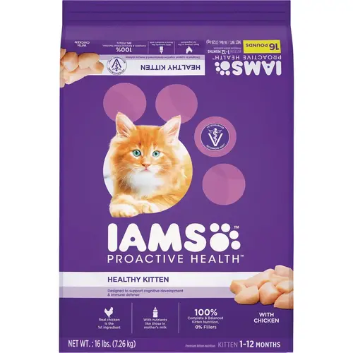 Iam Proactive Health 16 Lb. Chicken Flavor Dry Kitten Food Iam Proactive Health 16 Lb. Chicken Flavor Dry Kitten Food