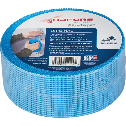 Veneer Plaster 2-1/2 In. x 300 Ft. Blue Joint Drywall Tape Veneer Plaster 2-1/2 In. x 300 Ft. Blue Joint Drywall Tape