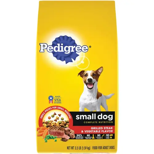 Small Dog Complete Nutrition 3.5 Lb. Grilled Steak Vegetable Adult Dry Dog Food Small Dog Complete Nutrition 3.5 Lb. Grilled Steak Vegetable Adult Dry Dog Food