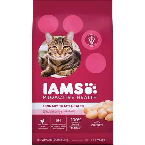 Proactive Health Urinary Tract Formula 3.5 Lb. Chicken Flavor Adult Dry Cat Food Proactive Health Urinary Tract Formula 3.5 Lb. Chicken Flavor Adult Dry Cat Food