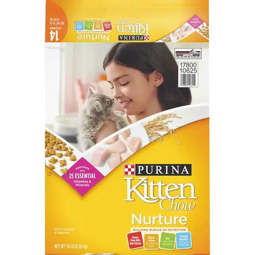 Kitten Chow 14 Lb. Chicken Flavor Dry Kitten Food Kitten Chow 14 Lb. Chicken Flavor Dry Kitten Food