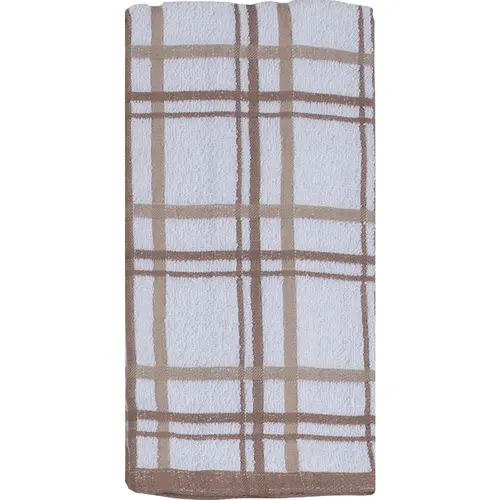Taupe Terry Kitchen Towel - pack of 6 Taupe Terry Kitchen Towel - pack of 6