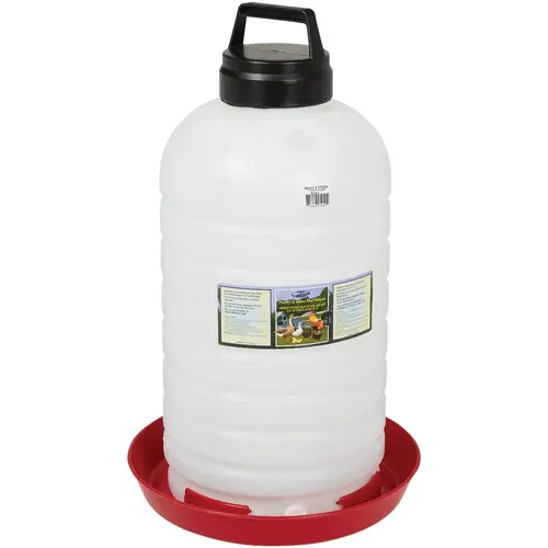 7 Gal. Top Fill Poultry Fountain Translucent 7 Gal. Top Fill Poultry Fountain Translucent
