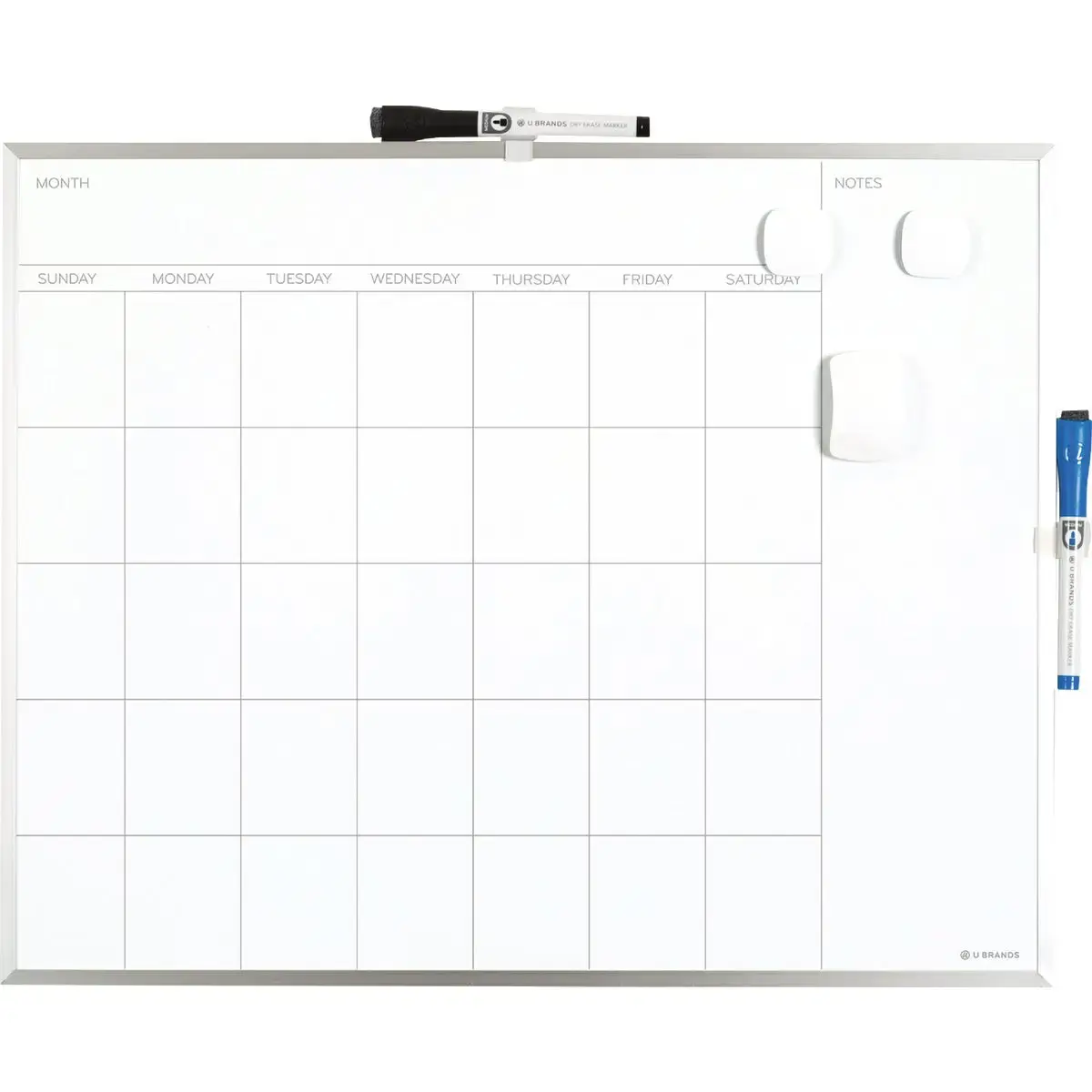 U Brands 16 In. x 20 In. Magnetic Calendar Dry-Erase Board 735U00-03 U Brands 16 In. x 20 In. Magnetic Calendar Dry-Erase Board 735U00-03