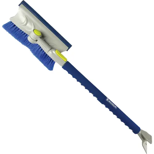 Colossal 50 In. Steel Extendable Snowbrush with Scraper and Ice Chipper Blue/Silver Colossal 50 In. Steel Extendable Snowbrush with Scraper and Ice Chipper Blue/Silver