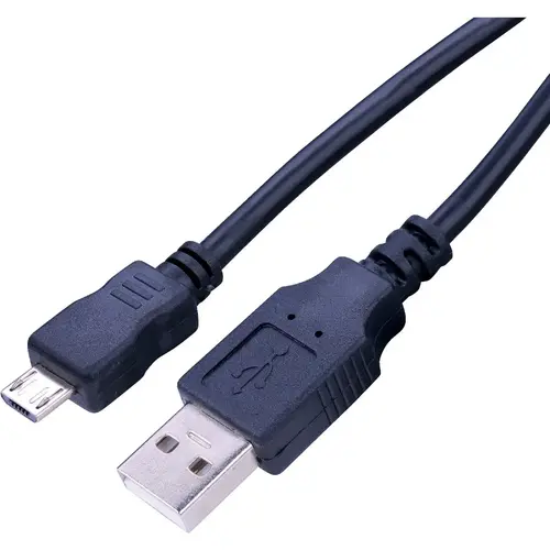 3 Ft. Black Micro USB-B to Type-A USB Charging & Sync Cable 3 Ft. Black Micro USB-B to Type-A USB Charging & Sync Cable