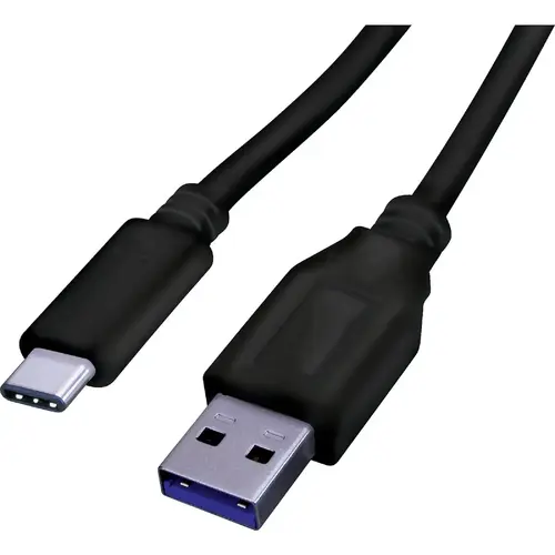 3 Ft. Black Type-C USB to Type-A USB Charging & Sync Cable 3 Ft. Black Type-C USB to Type-A USB Charging & Sync Cable