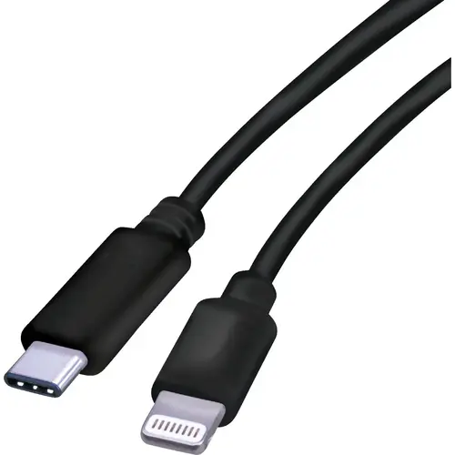 6 Ft. Black Lightning to Type-C USB Charging & Sync Cable 6 Ft. Black Lightning to Type-C USB Charging & Sync Cable
