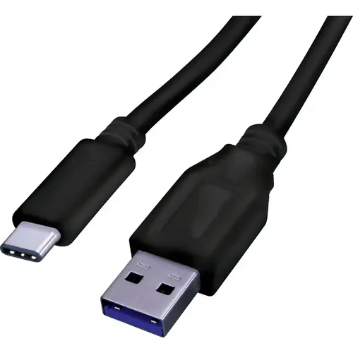 6 Ft. Black Type-C USB to Type-A USB Charging & Sync Cable 6 Ft. Black Type-C USB to Type-A USB Charging & Sync Cable