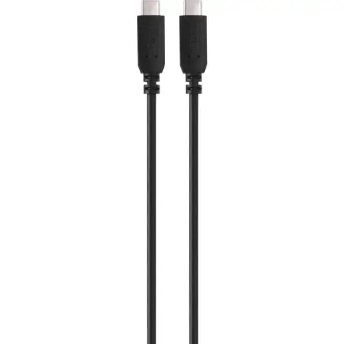 3 Ft. Black Type-C USB to Type-C USB Charging & Sync Cable 3 Ft. Black Type-C USB to Type-C USB Charging & Sync Cable