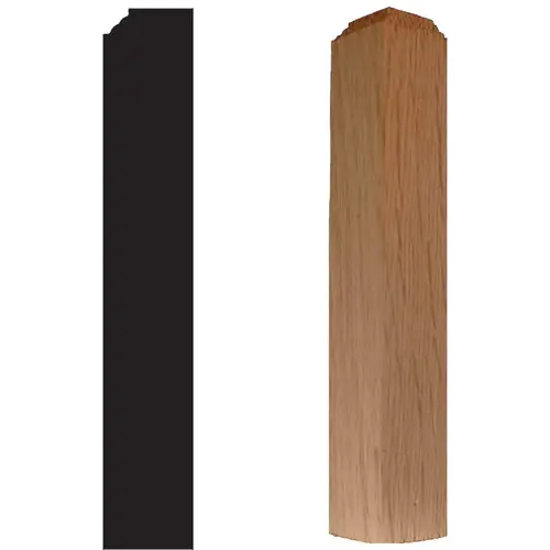 1 In. x 1 In. x 6 In. Pine Inside Corner Block 1 In. x 1 In. x 6 In. Pine Inside Corner Block