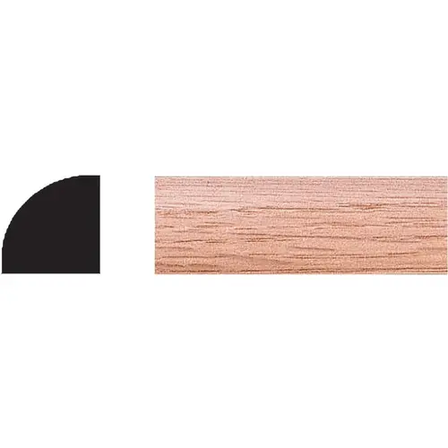 3/4 In. W. x 3/4 In. H. x 96 In. L. Solid Red Oak Quarter Round 3/4 In. W. x 3/4 In. H. x 96 In. L. Solid Red Oak Quarter Round