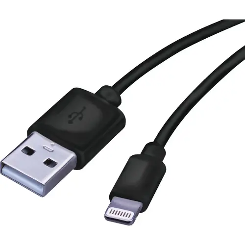 6 Ft. Black Lightning to Type-A USB Charging & Sync Cable 6 Ft. Black Lightning to Type-A USB Charging & Sync Cable