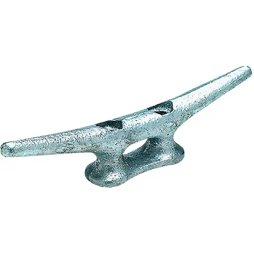 Iron 12 In. Dock Cleat Gray Iron 12 In. Dock Cleat Gray