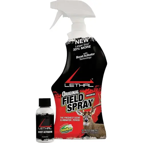 Original 31 Oz. Field Spray & 1 Oz. Boost Activator Scent Eliminator Original 31 Oz. Field Spray & 1 Oz. Boost Activator Scent Eliminator