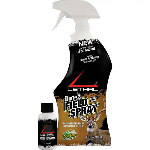 DirtX3 31 Oz. Field Spray & 1 Oz. Boost Activator Scent Eliminator DirtX3 31 Oz. Field Spray & 1 Oz. Boost Activator Scent Eliminator