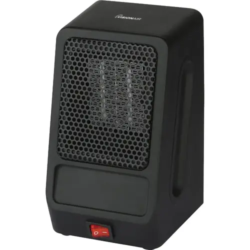 7 In. 400W Fan Forced Ceramic Heater Black 7 In. 400W Fan Forced Ceramic Heater Black