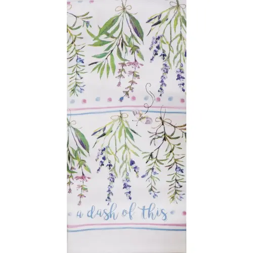 A Dash Of This Herb Terry Kitchen Towel A Dash Of This Herb Terry Kitchen Towel