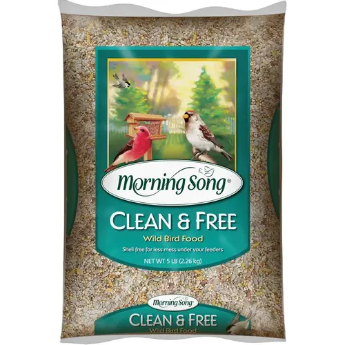 5 Lb. Clean & Free Shell Free Wild Bird Seed 5 Lb. Clean & Free Shell Free Wild Bird Seed