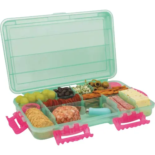 Charcuterie Safe Seafoam Green & Hot Pink Food Storage Set Charcuterie Safe Seafoam Green & Hot Pink Food Storage Set