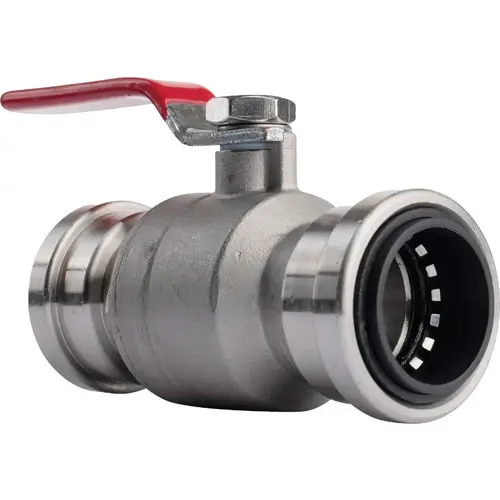 1 In. Push-to-Connect Stainless Steel Full Port Ball Valve 1 In. Push-to-Connect Stainless Steel Full Port Ball Valve